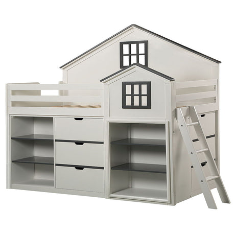 Ratana - Cabinet - Gray & White