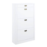 Pagan - Shoe Cabinet - White High Gloss