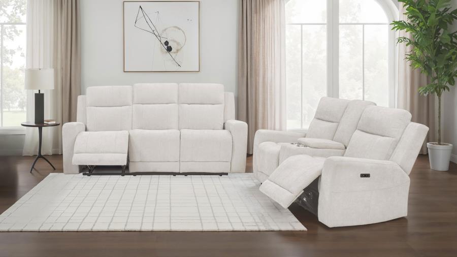 Kennett - Chenille Power Reclining Sofa Set