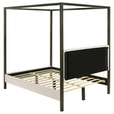 Monroe - Upholstered Canopy Bed