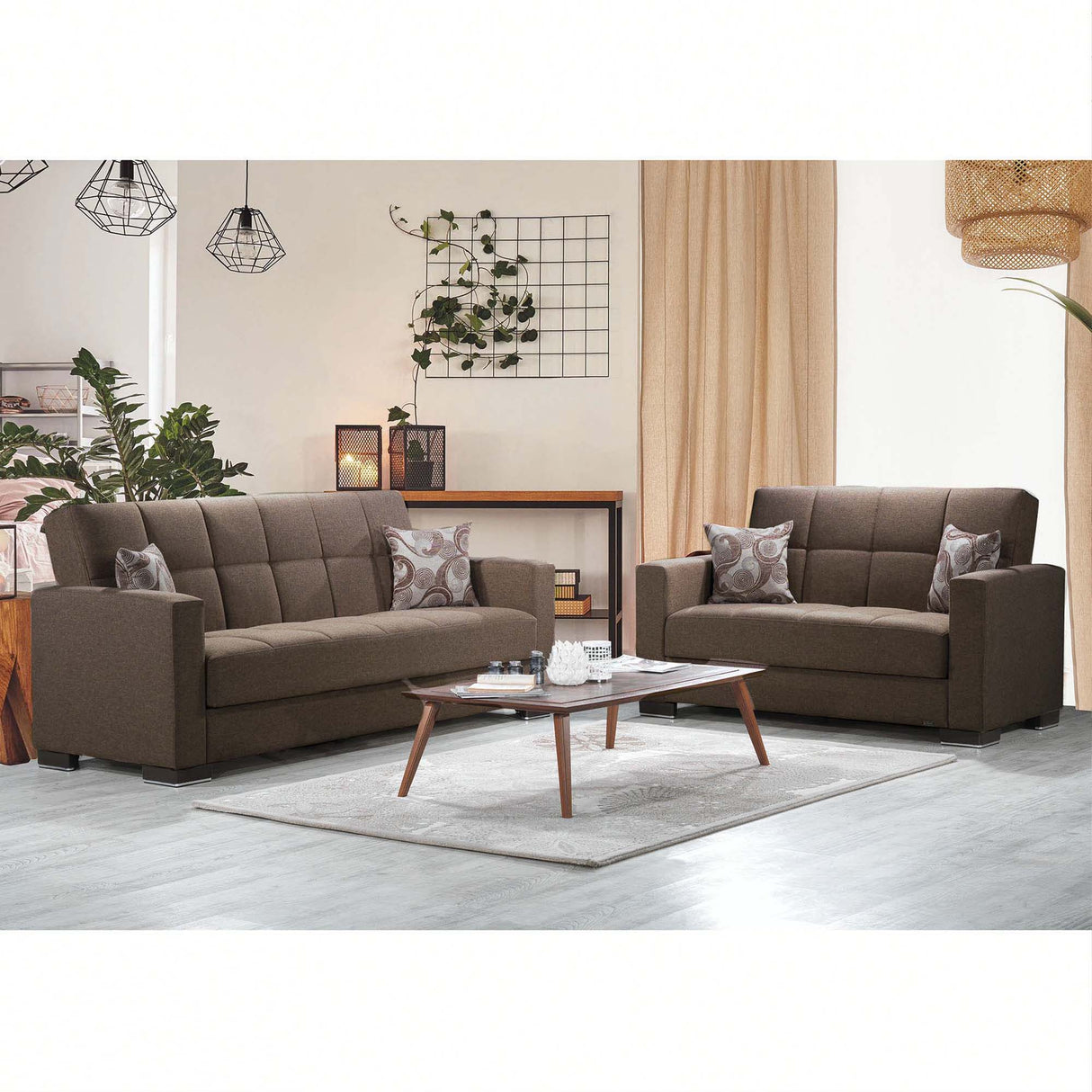 Ottomanson Armada - Upholstered Convertible Sofabed With Storage - Chenille