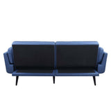 Nafisa - Adjustable Sofa & Ottoman - Blue Fabric