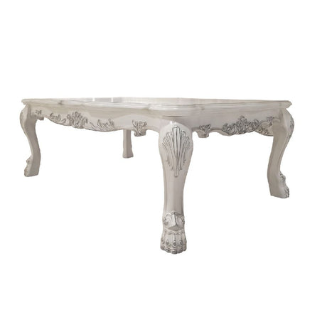 Dresden - 54" Coffee Table - Bone White