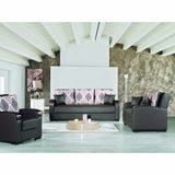 Ottomanson Mobimax - Upholstered Convertible Loveseat With Storage