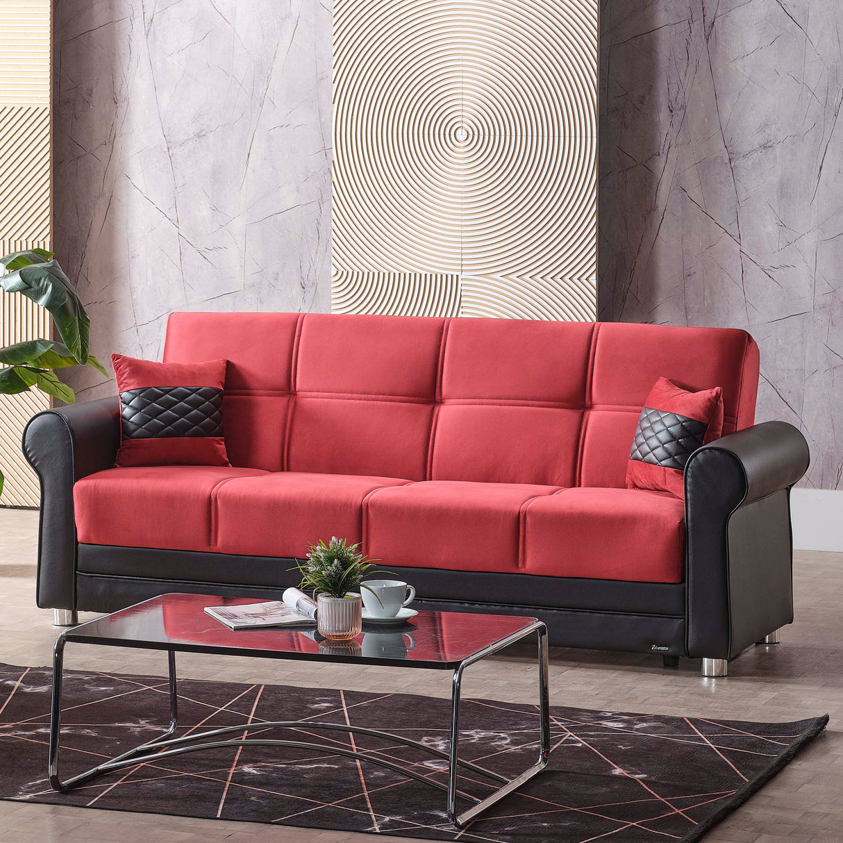 Ottomanson Avalon - Upholstered Convertible Sofabed With Storage