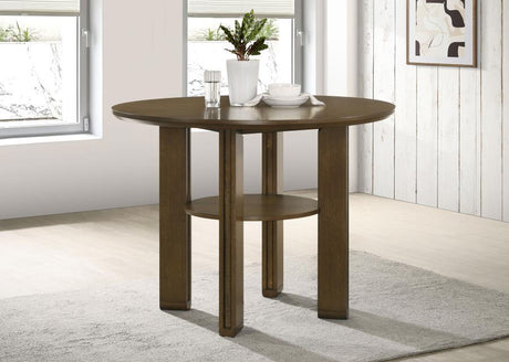 Ottowa - 47" Round Counter Height Dining Table - Brown