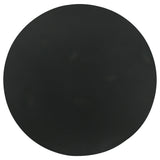Bryce - Round Metal Side Table - Rustic Black