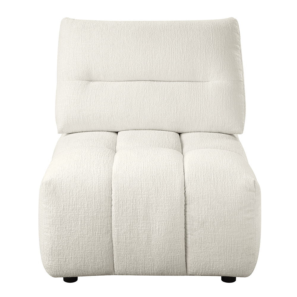 Loanna - Modular Armless Chair - Beige Linen