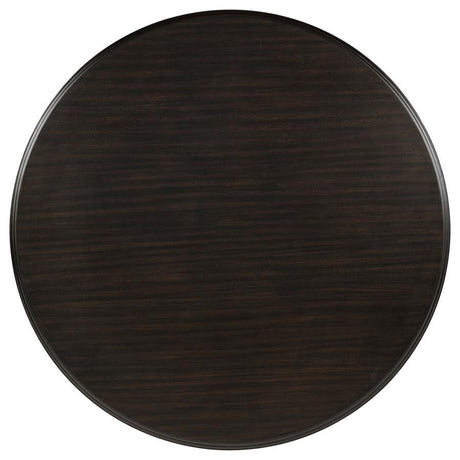 Twyla - 60" Round Wood Dining Room Table - Dark Cocoa