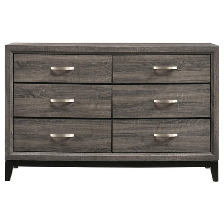 Watson - 6-Drawer Dresser - Gray Oak