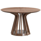 Seda - Round Dining Table - Walnut