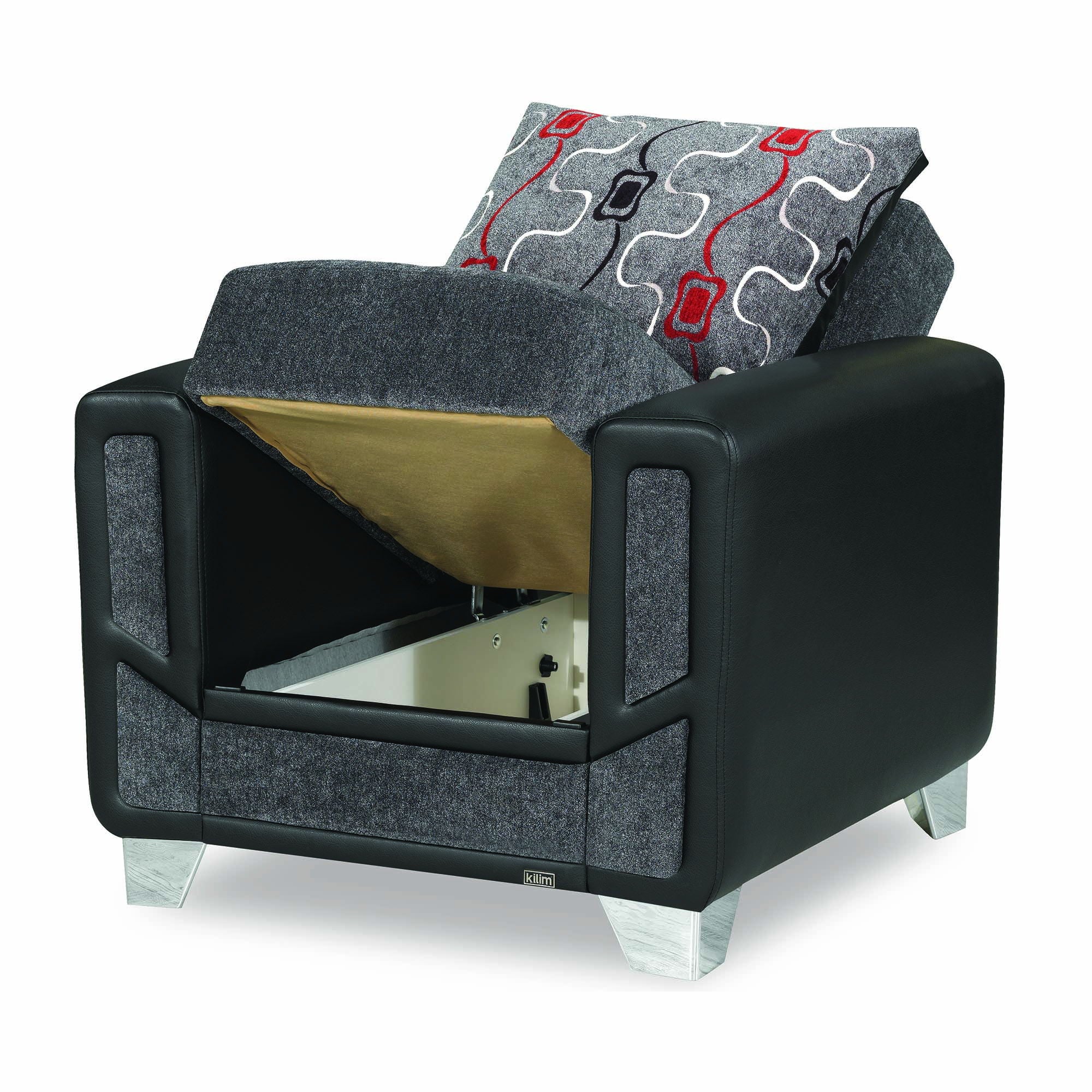 Ottomanson Mondo Modern Convertible Armchair - Thumbnail 3
