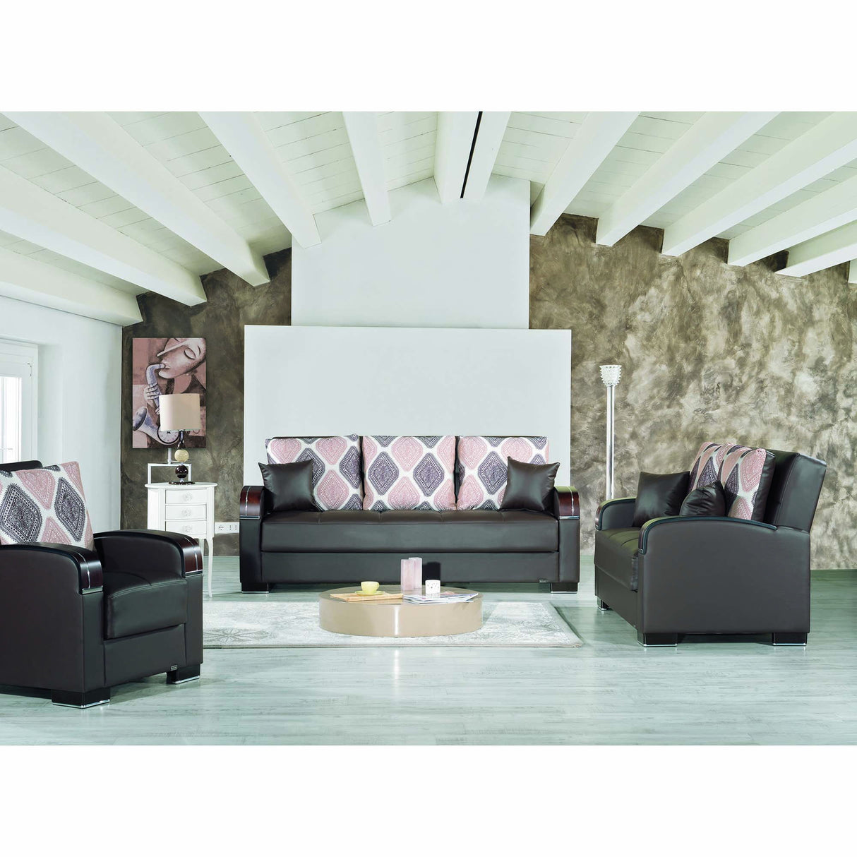 Ottomanson Mobimax - Upholstered Convertible Sofabed With Storage