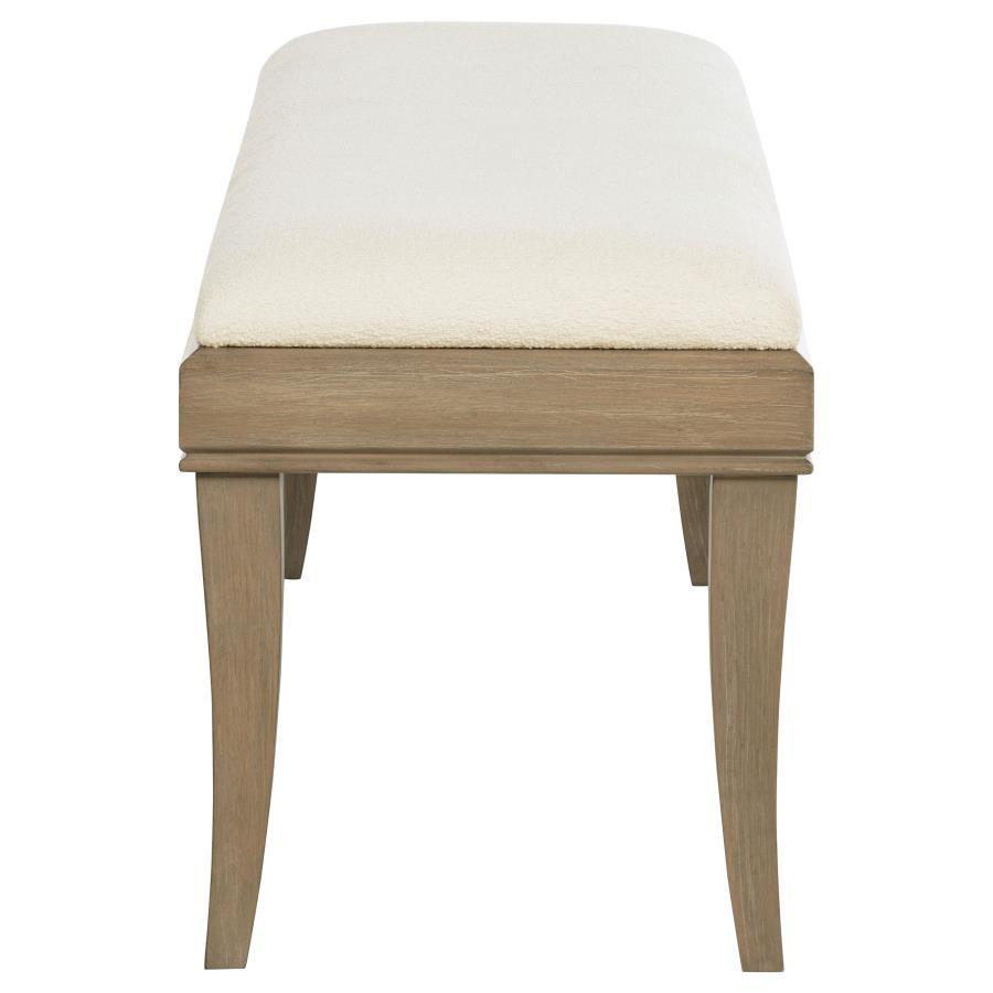 Trenton - Upholstered Bench - Washed Mango