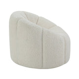 Osmash - Chair With Swivel - White Teddy Sherpa