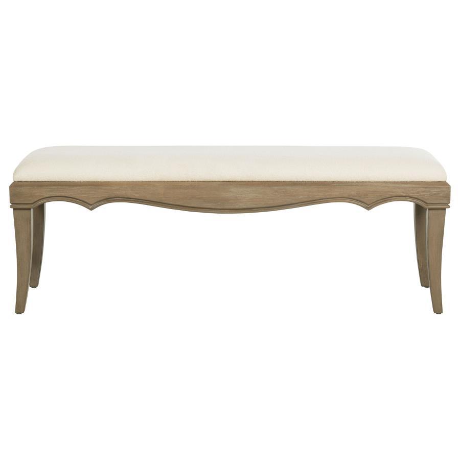 Trenton - Upholstered Bench - Washed Mango