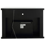 Noralie - 51" Fireplace With LED - Mirrored & Faux Diamonds