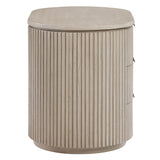 Leanna - Nightstand With USB Port - Light Oak