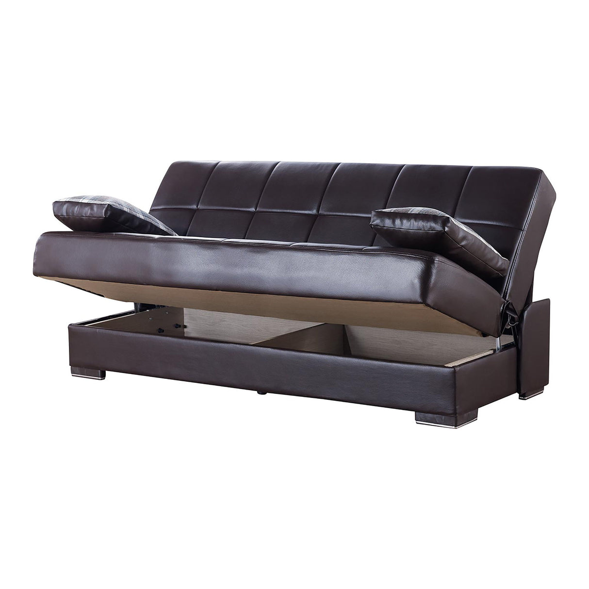 Ottomanson Soho - Upholstered Convertible Sofabed With Storage - PU