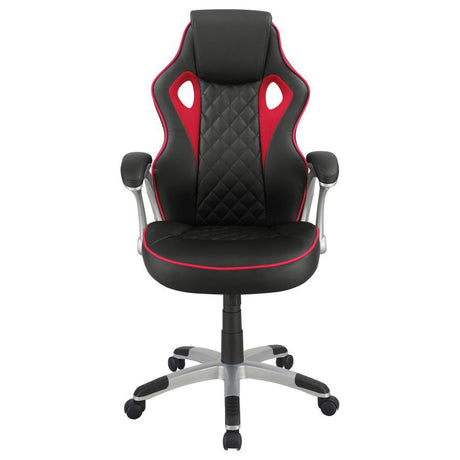 Lucas - Upholstered Adjustable Home Office Desk Chair - Black