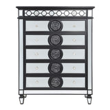 Varian II - Chest - Mirrored, Black & Sliver