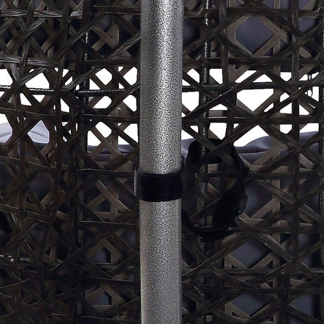 Vasant - 52" Hanging Chair - Fabric & Wicker