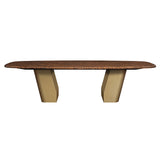 Jamonica - Dining Table - Brown / Gold