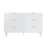 Gaines - 55" Dresser - White High Gloss