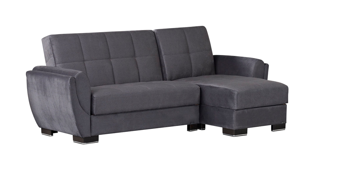Ottomanson Armada Air - Upholstered Convertible Chaise Lounge With Storage - Microfiber