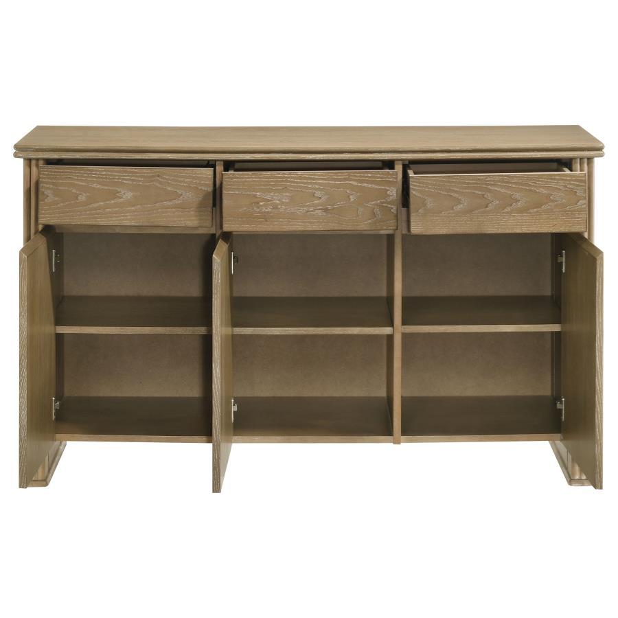 Adina - 2-Door 59" Sideboard Server - Distressed Light Brown