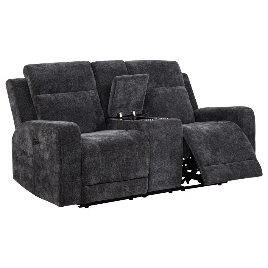 Kennett - Chenille Upholstered Power Reclining Loveseat