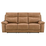 Chavis - Power Motion Sofa With USB & Power Headrest - Brown