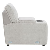 Tarrance - Modular Console With Wireless Charging & USB - Gray