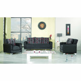 Ottomanson Mondo Modern - Upholstered Convertible Loveseat With Storage