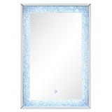 Noralie - 47" Accent Mirror With LED - Mirrored & Faux Diamonds
