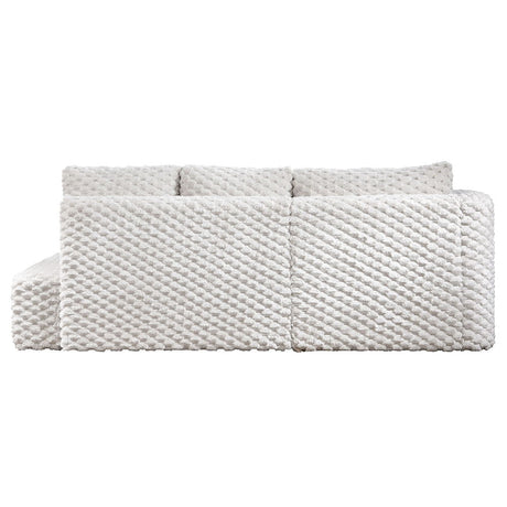 Manya - Sectional Sofa - Ivory Corduroy