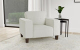 Deerhurst - Upholstered Track Arm Tufted Accent Chair - Greige