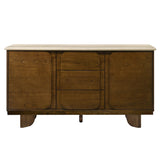 Kasha - Server With Marble Top Top - Vintage Oak