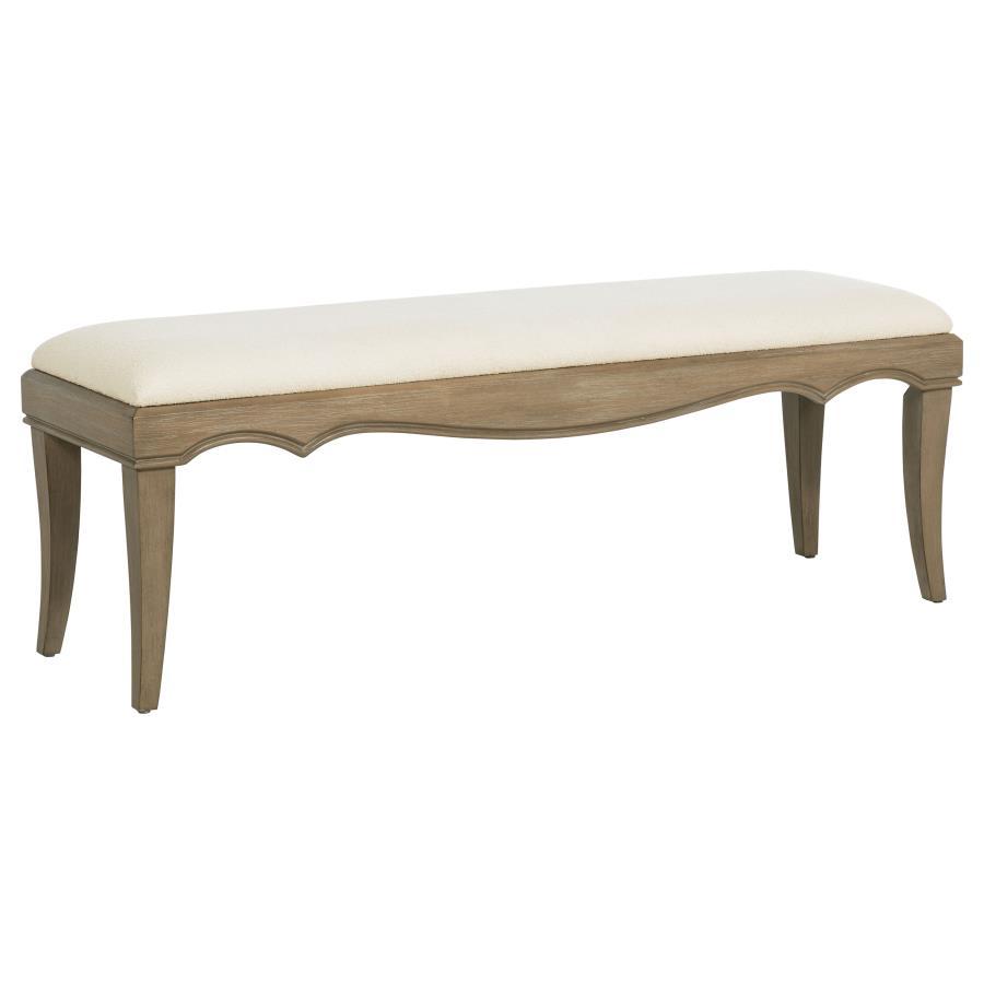 Trenton - Upholstered Bench - Washed Mango