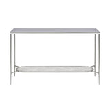 Adelrik - Sofa Table - Glass & Chrome