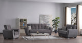 Ottomanson Armada Air - Upholstered Convertible Armchair With Storage - Microfiber