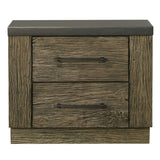 Lance - Nightstand - Tree Bark