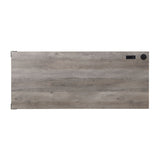 Zakwani - Writing Desk With USB - Gray Oak & Black