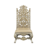 Danae - Side Chair (Set of 2) - Synthetic Leather , Champagne & Gold