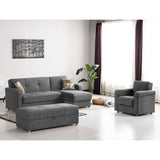 Ottomanson Harmony - Upholstered Convertible Ottoman With Storage