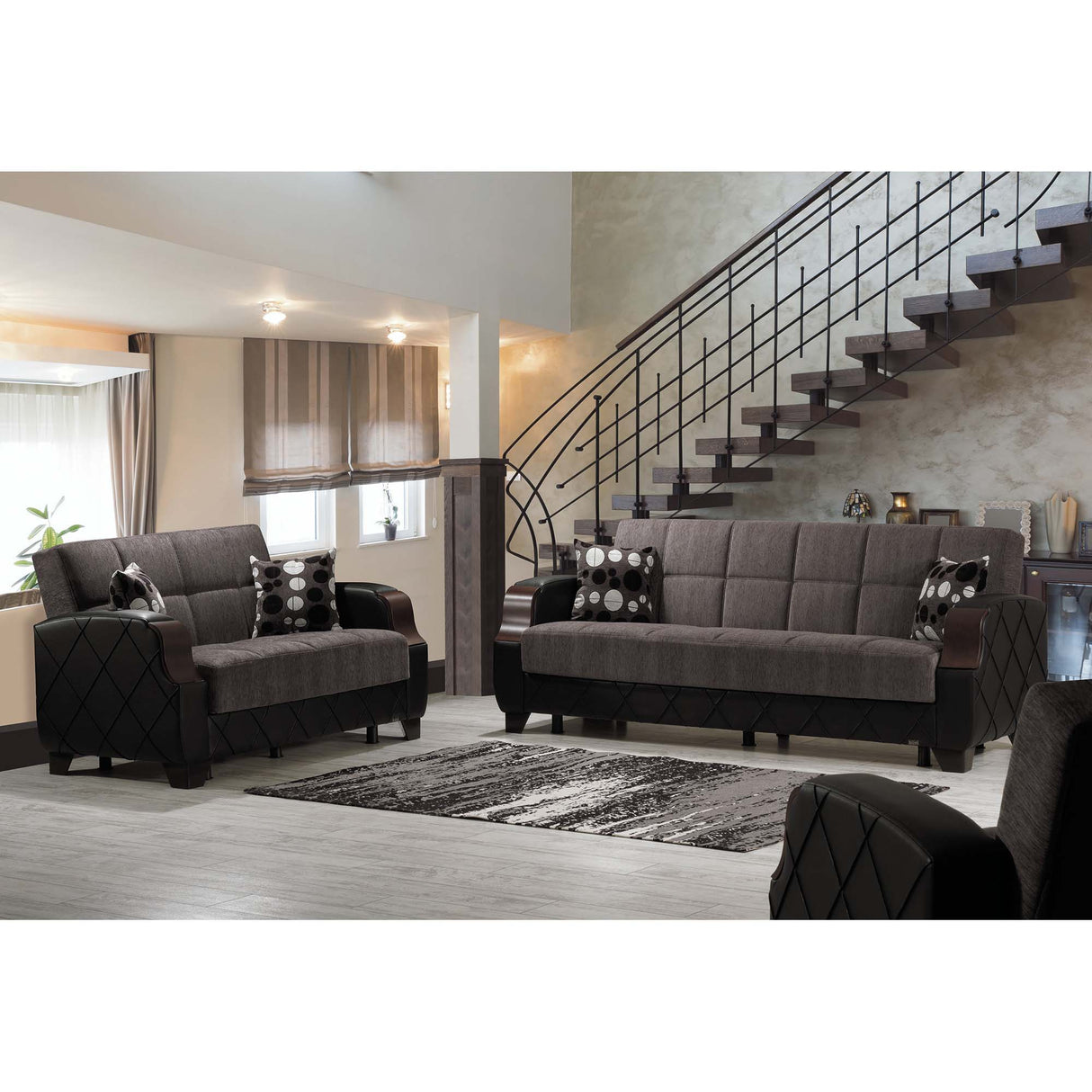 Ottomanson Molina - Upholstered Convertible Sofabed With Storage