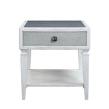 Katia - End Table - Rustic Gray & Weathered White