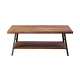Ikram - Coffee Table - Weathered Oak & Sandy Black