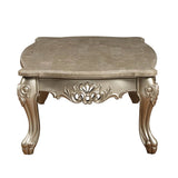 Ranita - Coffee Table - Marble Top & Champagne