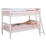 Homestead - Bunk Twin Over Twin Bed - White